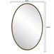 Art Oval Retro Mirror, Wall Hanging
