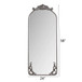 Full Body Arched Mirror With Vintage Carved Applique