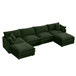 Modular U Shaped Sectional Sofa, 4 Seater Comfy Cloud Couch