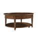 Nikolaus Traditional 1-Drawer Coffee Table with Smooth-rolling Casters and Low Open Shelf