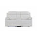 Blanche - Console Reclining Loveseat With LED Lights And Speakers