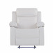 Blanche - Glider Recliner With LED, Pillow Top Arms
