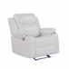 Blanche - Glider Recliner With LED, Pillow Top Arms