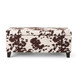 Storage Ottoman - Brown Multi