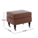 Ottoman, Square Design - Brown
