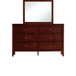 Daniel - Dresser, 6 Drawer Storage - Cherry