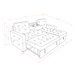 Gustavo - Sofa, Pull Out Bed, Storage Chaise, USB And Cup Holders - Beige
