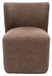 Bambun - Dining Chair With Wheels - Brown