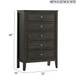 Daniel - Chest, 5 Drawer Storage Unit