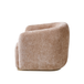 Emily  Modern Swivel Accent Chair In Chenille