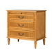 Weer Farmhouse Solid Wood 3-Drawer 23.6 in. W Nightstand
