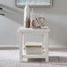 Backroads - End Table - Weathered White & Parchment Brown