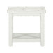 Backroads - End Table - Weathered White & Parchment Brown