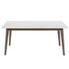 Edison - Rectangular Leg Table With Faux Marble Top - Brownstone