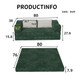 3 Seat Folding Floor Couch & King Size Bed Mattress
