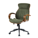 Amelia Modern Height-adjustable Swivel Office Chair with Ergonomic Headrest