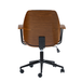 Adrian 24.75 in. W Height-adjustable Swivel Solid Wood Polyester Office Chair