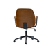 Adrian 24.75 in. W Height-adjustable Swivel Solid Wood Polyester Office Chair