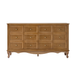 Clare 58" Wide 4 Door Sideboard with Apron Design and Solid Wood Legs