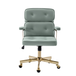 Deirdre Modern Faux Leather Office Chair with Armrests