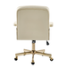 Deirdre Modern Faux Leather Office Chair with Armrests