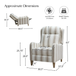 Natalia Farmhouse Polyester Recliner
