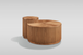 Larisa Coffee and End Table in Walnut