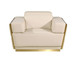 1111 - Leather Chair - Beige