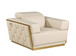 1111 - Leather Chair - Beige