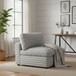 Jenny - rmless Slipper Chair - Gray
