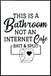 "Quirky Restroom Reminder" Canvas In Frame - Black / White