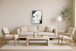 "Monochrome Blossom" Hand-Painted Canvas In Frame - White / Gray