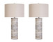 "Stonehaven Glow" Polyresin Table Lamp (Set of 2) - Stone