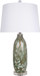 "Verdant Glow" Art Glass Table Lamp (Set of 2) - Green Art Glass