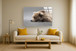 "Serene Slumber" Tempered Glass - Brown / Gray