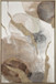 "Ethereal Whispers I" Hand-Embellished Canvas In Frame - Brown / Beige / Gray