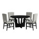 Oregon - 5 Piece Standard Height Dining Set (Round Table And Four Chairs)