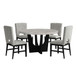 Oregon - 5 Piece Standard Height Dining Set (Round Table And Four Chairs)