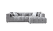 Ivy Gray Boucle RAF 110" Sectional