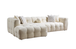 Ivy Ivory Boucle LAF 110" Sectional