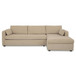 Burrow - Sleeper Sectional With Right Storage Chaise - Sand