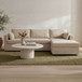 Burrow - Sleeper Sectional With Right Storage Chaise - Sand
