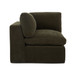 Cates - Corner Chair - Dark Green