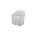 Sandy - Rolling Dining Chair - Off White