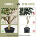 7Ft Artificial Olive Tree With Pot, Realistic Tall Fake Plant For Indoor Decoration - Green Leaves