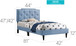 Button Tufted Bed Charming For Cozy Spaces