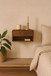 Curve Upper Slot Floating Nightstand