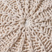 Bordeaux - Knitted Cotton Round Pouf Ottoman And Floor Cushion