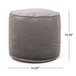 Shimon - Cylinder Pouf Ottoman And Floor Cushion