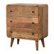 3 Drawer Mini Curved Chest